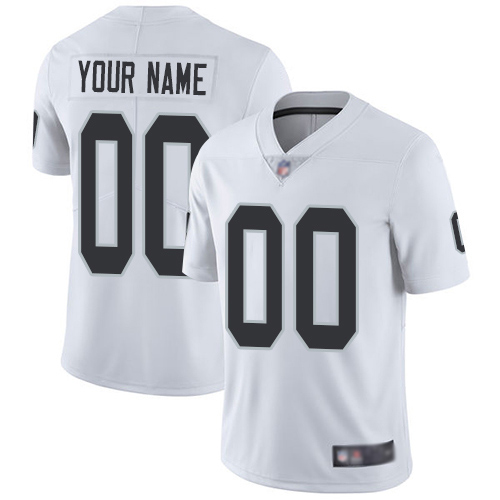 Limited White Men Road Jersey NFL Customized Football Oakland Raiders Vapor Untouchable->customized nfl jersey->Custom Jersey